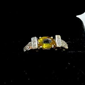 995 sterling silver with zircon and color change topaz